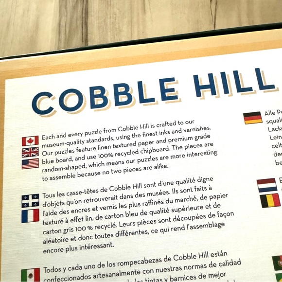 Cobble Hill CACTUS GARDEN 1000 Piece jigsaw Puzzle Poster flowers toy game tough - Picture 4 of 9